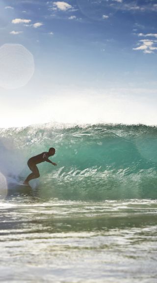 Surfing at Mona Vale