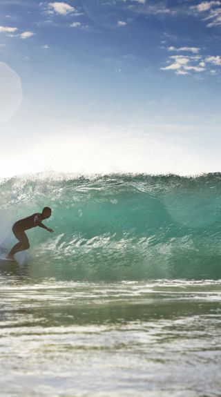 Surfing at Mona Vale