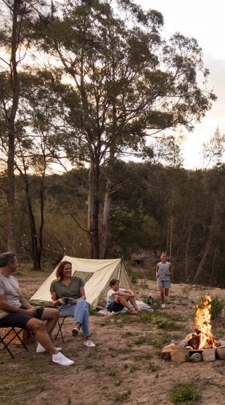 Camping on the Hawkesbury River