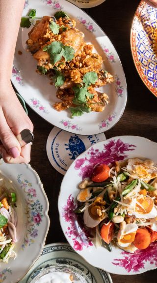 Selection of dishes at Porkfat, Haymarket - Credit: Leigh Griffiths