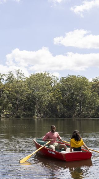 Parramatta Rowboats on Hunts Creek