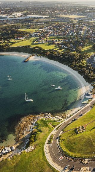 Aerial view of La Perouse, Sydney east