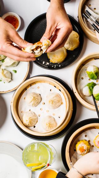 Yum cha dishes at The Gardens by Lotus, Haymarket - Credit: Alana Dimou