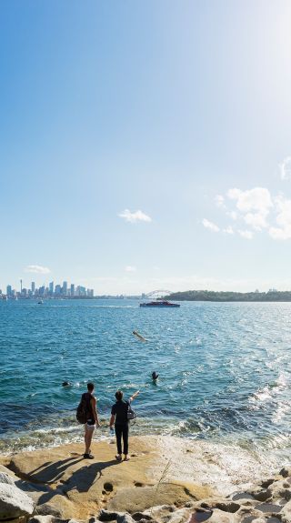 Sydney Harbour views from the Hermitage Foreshore Walk