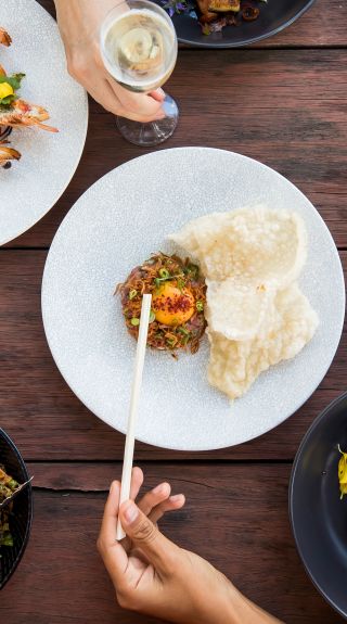 Food and drink at Lochiel House, Kurrajong Heights