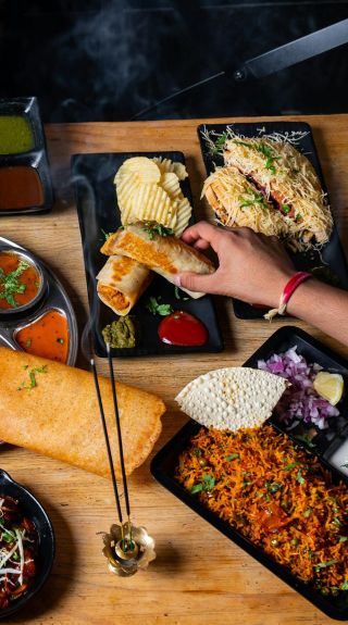 Dishes at Chatkazz, Harris Park