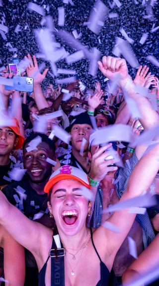 Crowd at Stormzy performance - Credit: Daniel Boud