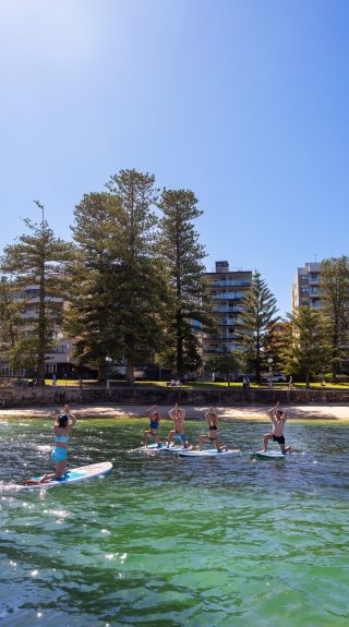 Flow mOcean yoga class, Manly