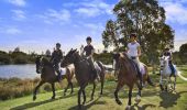 Horse riding in Centennial Park, Sydney