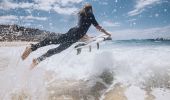 Surfer at Bronte Beach in Sydney's East