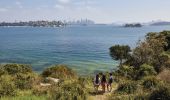 Friends enjoying scenic harbour views along the Hermitage Foreshore Track in Vaucluse, Sydney East