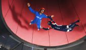 Man enjoying an indoor skydiving experience with iFLY Downunder, Penrith