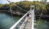Couple enjoying a scenic walk around Parsley Bay, Vaucluse