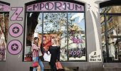 Friends shopping in Surry Hills - outside Zoo Emporium