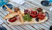 Gourmet food platter available for guests dining at the Le Rivage Pool Par, Sofitel in Darling Harbour