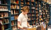 Alex McKinnon is pictured at Better Read Than Dead Bookshop, King street, Newtown, Sydney