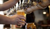 Bartender pouring a beer at Wayward Brewing Co., Camperdown