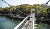 Couple enjoying a scenic walk around Parsley Bay, Vaucluse 