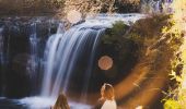 Couple enjoying Nellies Glen, Budderoo National Park