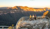 Lookout sunrise, Blue Mountains Biking Adventures, Katoomba