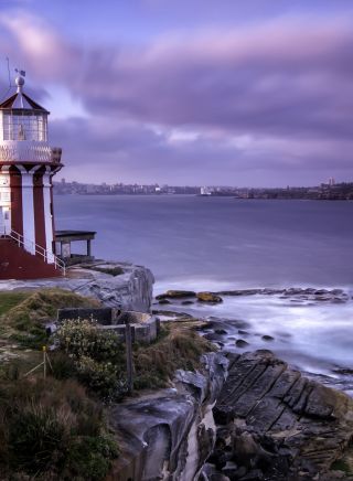 View of Sydney Harbour from Hornby Lighthouse, South Head, Sydney Harbour