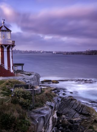 View of Sydney Harbour from Hornby Lighthouse, South Head, Sydney Harbour