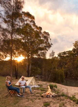 Camping on the Hawkesbury