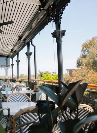 Balcony at The Royal Hotel in Leichhardt, Sydney