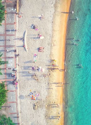 Aerial Shot of Manly Beach