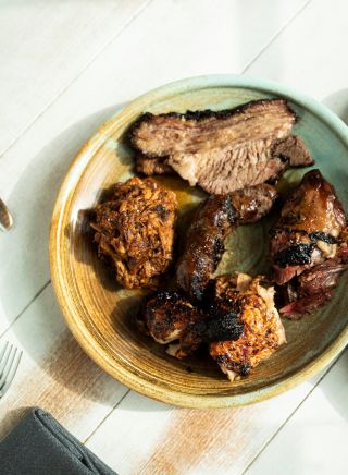 Food and drink at NOLA Smokehouse and Bar in Barangaroo, Sydney