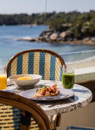 Terrace at Bathers' Pavilion in Mosman, Sydney North