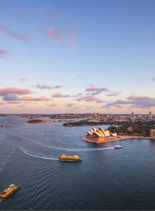 360-degree panoramic views from the Sydney Harbour, Sydney