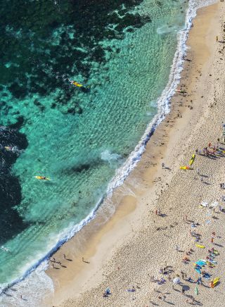 Aerial of Bondi Beach