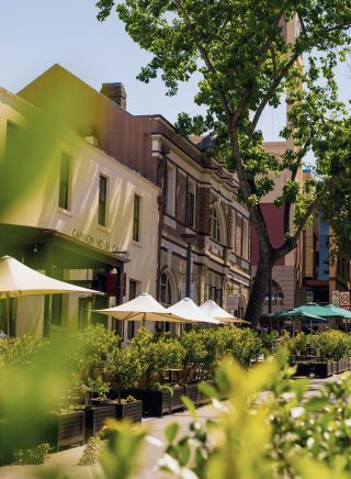 Streetscape in The Rocks