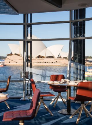 Dining room overlooking the Sydney Opera House, Sydney