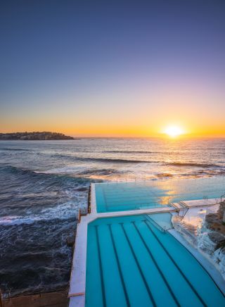 Sunrise over Bondi Icebergs, Sydney East