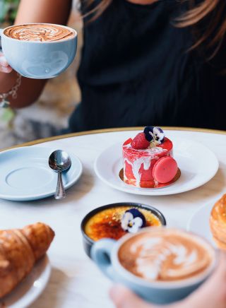 Selection of desserts at La Renaissance Patisserie and Cafe, The Rocks