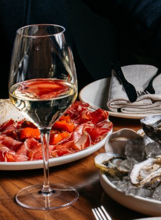 Selection of food and wine options at Mille Vini, Surry Hills