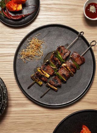 Selection of dishes at Sang by Mabas, Surry Hills 