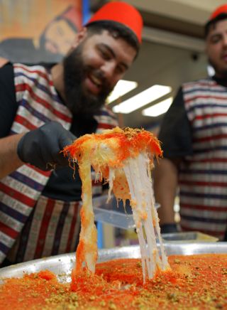 Yummy Yummy Knafeh at Lakemba Nights during Ramadan