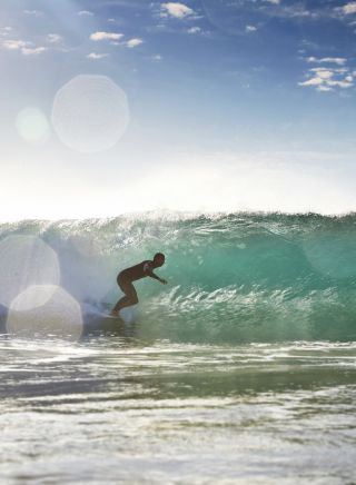 Surfing at Mona Vale