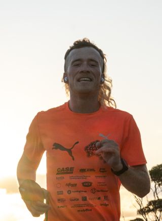 Nedd Brockmann running through NSW - Credit: Bradley Farley