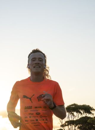 Nedd Brockmann running through NSW - Credit: Bradley Farley