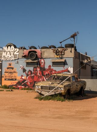 Exterior view of the Mad Max 2 Museum, Silverton 