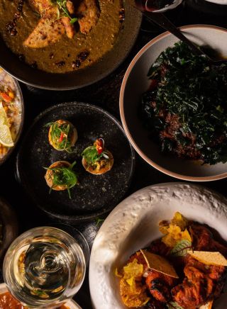Indian dishes at Foreign Return, Surry Hills