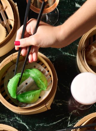 Yum cha dishes at JINJA, Macquarie Park