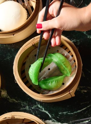 Yum cha dishes at JINJA, Macquarie Park