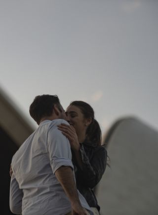 Outside the Sydney Opera House
