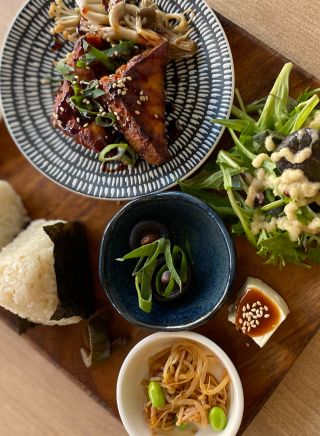Plate of food, Comeco Foods, Newtown - Credit: Comeco Foods