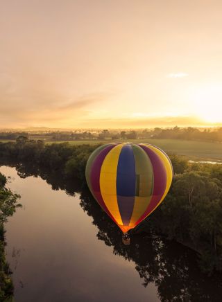 Watching the sunrise, Balloon Aloft, Camden